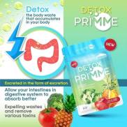 Viên uống giảm cân khử mỡ rau xanh trái cây - Detox Primme Thái Lan DTX