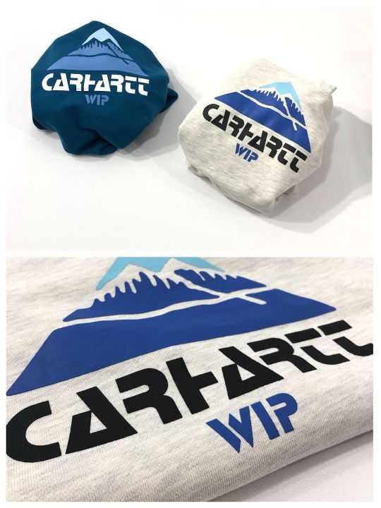 carhartt-เสื้อสเวตเตอร์แบบสวมหัวสำหรับรอบคอหลวมภูเขาหิมะเสื้อสเวตเตอร์ชายและหญิงคอกลมเข้าได้กับทุกชุด