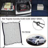 【รถร้อน LKHWLGL 528】สำหรับ Toyota Corolla E150 2007 2013อุปกรณ์เสริมท้ายรถตาข่ายตะขอคงที่ตาข่ายกระเป๋าเก็บของยืดหยุ่นตาข่ายรถบรรทุกจัดระเบียบ