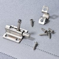 【LZ】▥  The Perfect Solution for Locking Doors 2PCS Surface Mounted Door Latch Sliding Bolt Latch Hasp Hardware Accessories