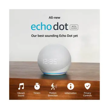 Shop  Echo Dot 4th And 5th Gen With Clock And Alexa with great  discounts and prices online - Jan 2024
