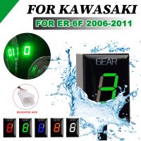 ❦อุปกรณ์เสริมรถจักรยานยนต์1-6ตัววัดจอแสดงผลดิจิตอลเกียร์สำหรับ Kawasaki ER-6F ER6F 6F 2006 2007 2008 2009 2010 2011