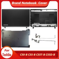 NEW LCD Back Cover For Toshiba Satellite C50 C55 C55T C50-B C55-B C55T-B C55D-B Hinges Bottom Case Top Back Case Black