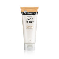 Neutrogena Deep Clean Foaming Cleanser นูโทรจีนา ดีพ คลีน โฟมมิ่ง คลีนเซอร์ 100 กรัม