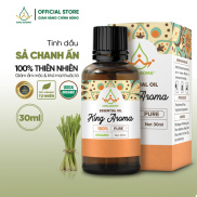 HCM tinh dầu thiên nhiên Sả Chanh Ấn KING AROMA 30ml 100ml khử mùi đuổi