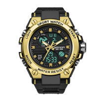 Fashion Mens Sports Watches Luxury Golden Military Digital Watch For Mens 3bar Waterproof Date Display Male Clock Reloj Hombre