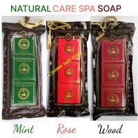 ?สินค้าขายดี? [มินท์(mint)]มาดามเฮง NATURAL CARESPA มิ้นท์,โรส,วูด ขนาด3×150กรัม