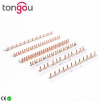 Copper Busbar for Distribution Box Circuit breaker PIN U TYPE MCB connector busbar connection breaker combing Breakers Load Centers  Fuses