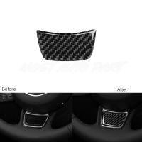 fvdbsdv Soft Carbon Fiber Interior Steering Wheel Decoration Cover Trim For Audi A3 S3 2014-2019 1pcs Steering Wheel Cover