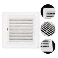 with Anti- mosquito Net Anti- aging Louver Exhaust Hood Air Vent Ventilation Grill Cover Built- in Fly Screen Mesh for Bathroom