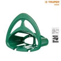 TRUPER 10638 ที่แขวนสายยางพลาสติก พร้อมช่องเก็บหัวฉีด Ø1/2" สีเขียว (GAN-MAV)