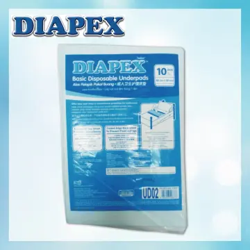 Diapex Disposable Absorbent Underpad (60CM X 90CM) 10S