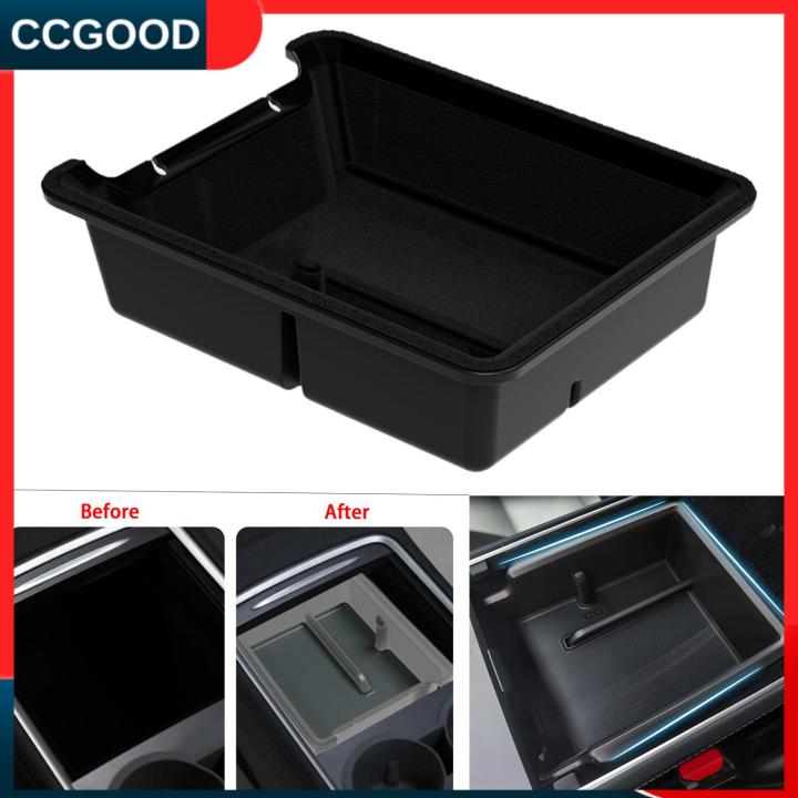 ccgood-คอนโซล-centre-ถาดจัดระเบียบแทนที่สำหรับ-tesla-รุ่น3-y-professional