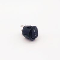 Limited Time Discounts 1/5 PCS,3 Pin,Round Socket Switch Black And Red ON-OFF,ON-OFF-ON Switch 6A/10A 125V AC,Power Supply Mini Rocker Switch Button