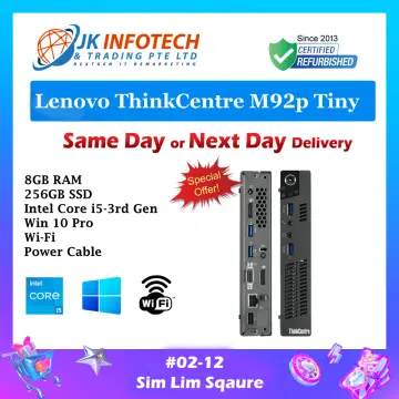  Lenovo ThinkCentre M92p Tiny Desktop - Core i5 Up to