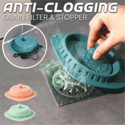 Sewer Floor Drain Deodorant Cover Silicone Sealing Plug Anti-clog Anti-odor Insect-proof Floor Drain Cover Sink Strainer