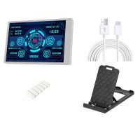 Computer Monitor for Mini ITX Case 3.5 Inch IPS Secondary Screen CPU GPU RAM HDD Monitoring USB Display AIDA64