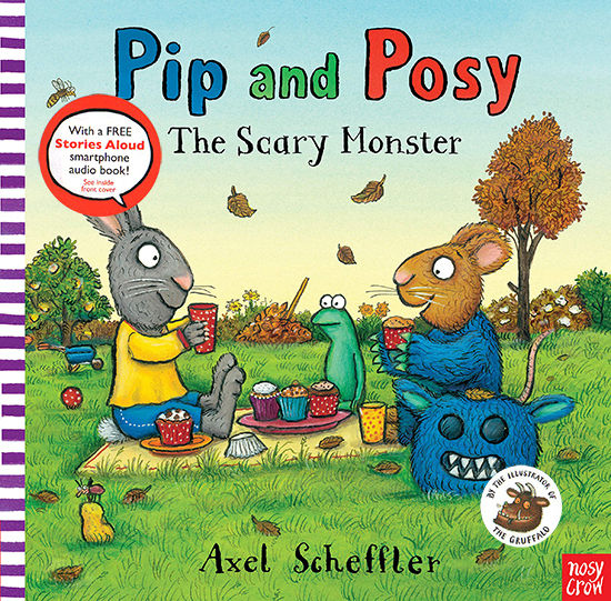 original-english-pip-and-posy-posey-and-pip-the-scary-monster-axel-scheffler-childrens-picture-story-book-comic-book