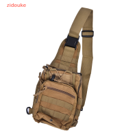 zidouke กระเป๋าเป้สะพายหลังผู้ชาย MOLLE ยุทธวิธีสลิงหน้าอกถุง assault Pack messenger กระเป๋าสะพาย