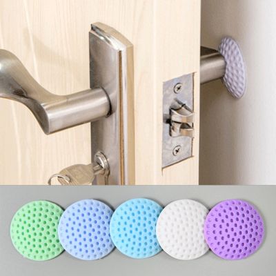 【LZ】bianyotang672 Soft Rubber Pad To Protect The Wall Self Adhesive Door Stopper Golf Modelling Door Fender Stickers Door Handle Pad