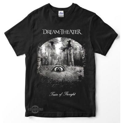 【จัดส่งเสื้อยืดในประเทศไทย】เสื้อยืด พิมพ์ลายภาพยนตร์ Dream theater TRAIN OF THOUGHT Premium สําหรับผู้ชาย