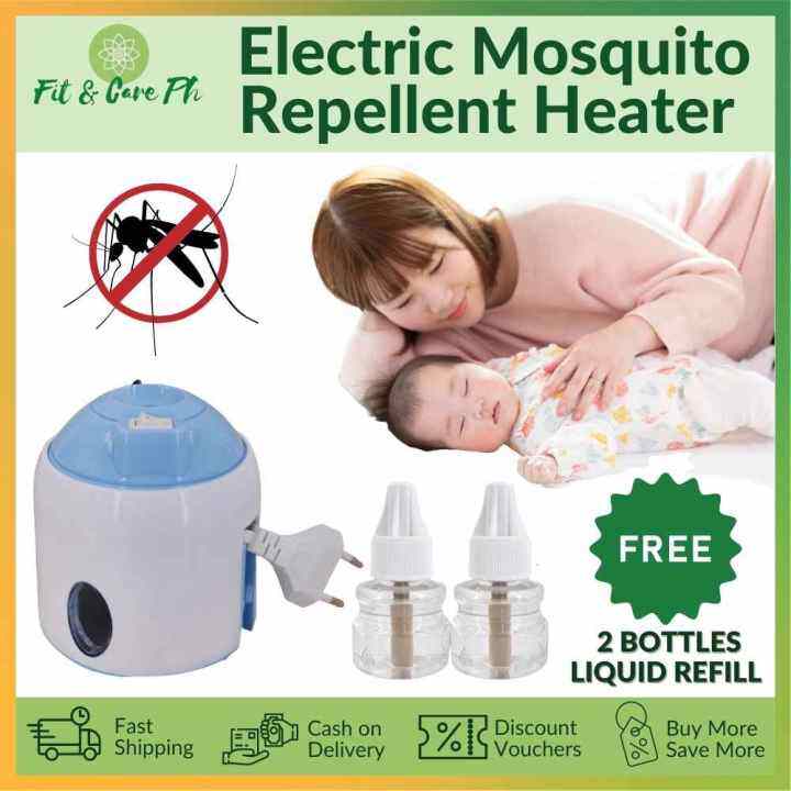 Electric Mosquito Repellent Heater with 2 Bottle Liquid Repellent