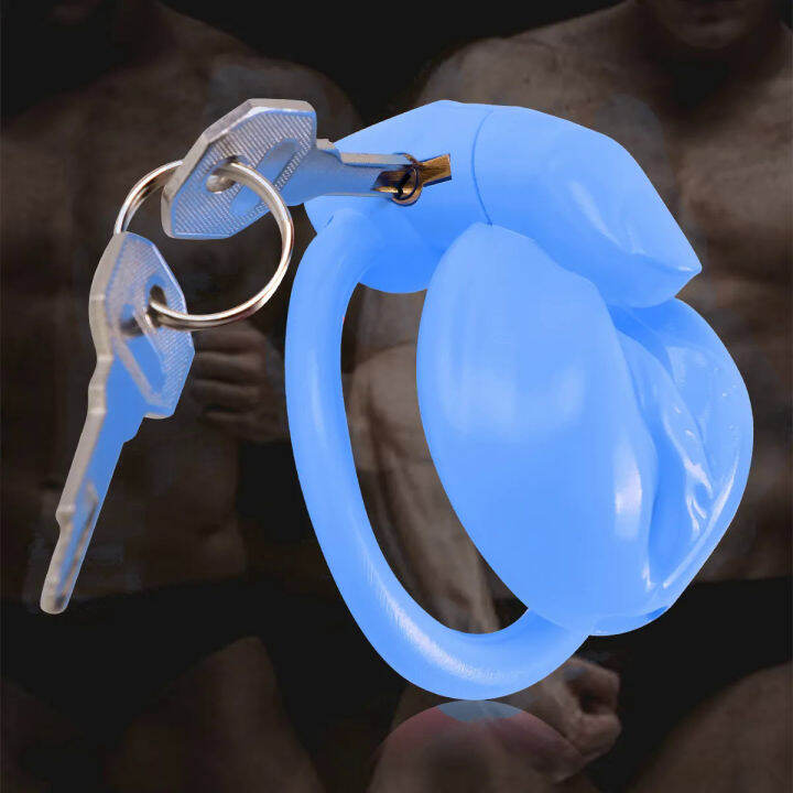 COLORS New Chastity Cage Resin Chastity Device Silicon Plastic Male