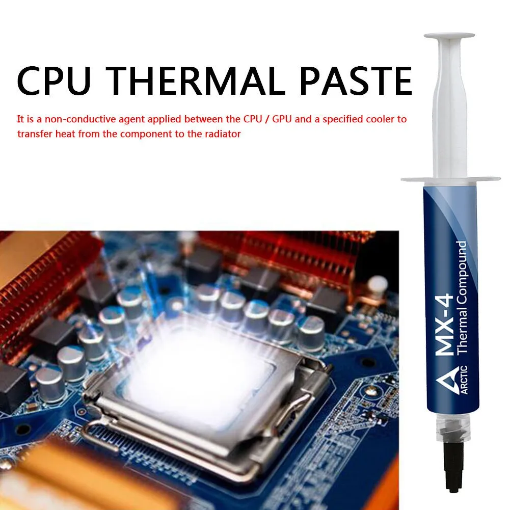 คอมพิวเตอร์ ซิลิโคน โน๊ตบุ๊ค ซิลิโคน CPU ซิลิโคน Arctic MX4 4g.Thermal