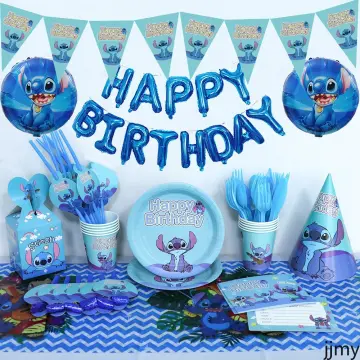 1set Aperil Stitch Theme Balloon Set Birthday Party Decoration 78*66Cm  Aluminum Film Balloon Children's Toys Stitzer balloon