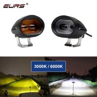 6D Work Light fog light universal Motorcycle Headlight Car led Spot Light Offroad Fog Lamp for Moto truck 20W 12-80V 3000K 6000K