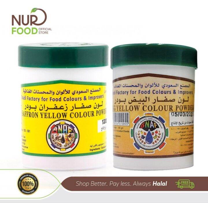 Nur Food Saffron/Egg Food Coloring Lazada