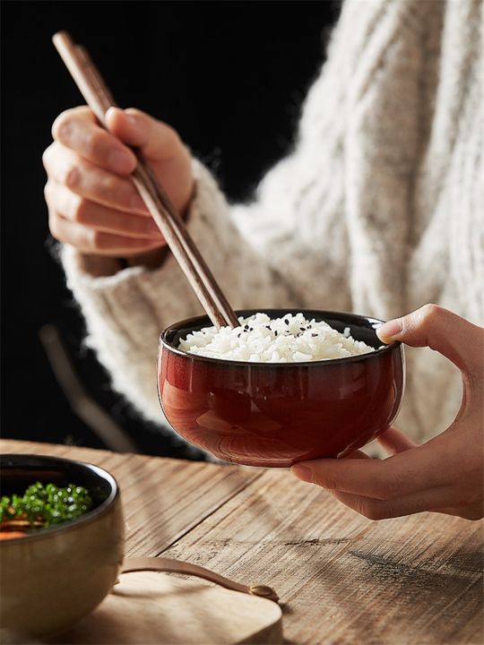 hot-lzliogwohiowo-537-ชามรับประทานอาหารเซรามิกครัวเรือนชามข้าวเดียวสร้างสรรค์สไตล์ยุโรปเหนือปีใหม่จีนชามเซรามิกพิเศษ