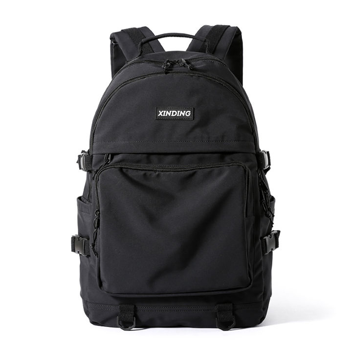 top-moyyi-men-backpack-outdoor-solid-color-fashion-multilayer-high-capacity-14-inch-laptop-commuter-travel-weekender-bag