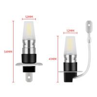 ไฟตัดหมอก LED แซฟไฟร์,หลอดไฟ AC ตัดหมอก9-28V Lampu Jalan ขาว3W