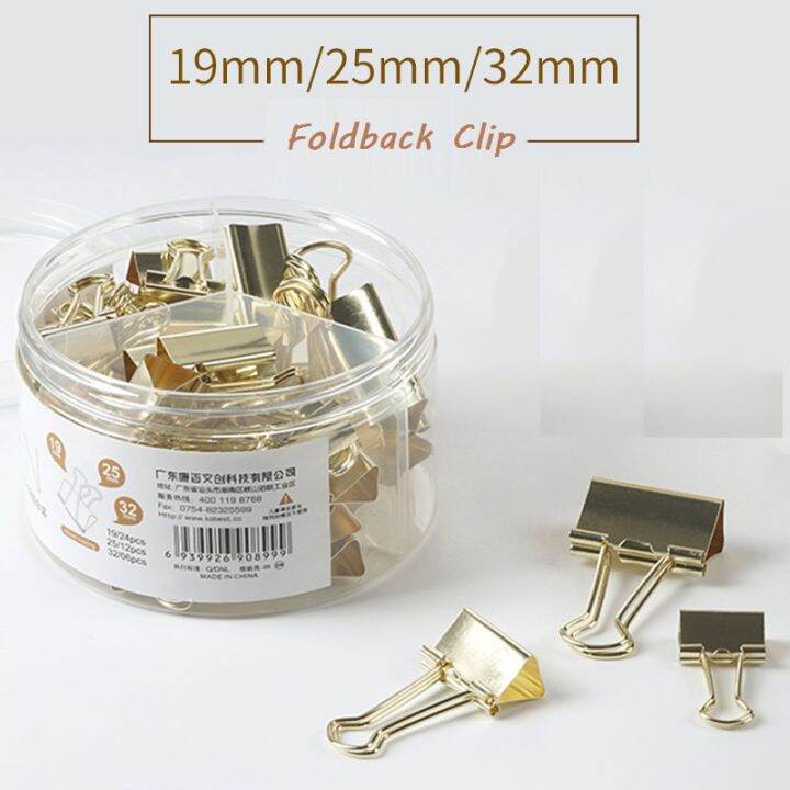 Foldback Clip Office Document Binder Clips Small medium Large Set Lazada PH