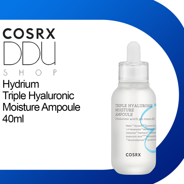 COSRX Hydrium Triple Hyaluronic Moisture Ampoule 40ml Lazada