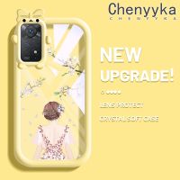 เคส Chenyyka สำหรับ Xiaomi Redmi โน๊ต11 Pro Note 5G 11e โทรศัพท์นิ่มแบบใสการ์ตูนเด็กผู้หญิงสีสันสดใสสร้างสรรค์น่ารักสัตว์ประหลาดน้อยเลนส์กล้องถ่ายรูปป้องกันซิลิโคนใสกันกระแทก