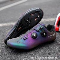 Darlene Orlando Manufacturers wholesale cycling shoes colorful color-changing reflective male and female road mountain bike shoes equipment spot