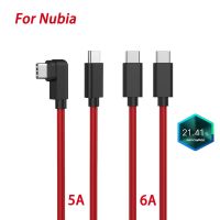 PD Quick Charger 80W 120W 135W 6A For Nubia Red Magic 7 7S Z40 Z40S Pro 6A Gaming Data Cable Type-C to USB C NeoCharge Wall Chargers