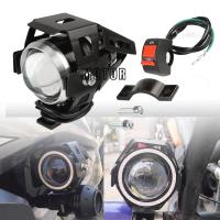 Universal Motorcycle For Husqvarna 701 Supermoto Enduro Svartpilen Vitpilen 401 Spotlights Fog Head Light Headlights U5 Headlamp Food Storage  Dispens