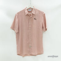 GALLOP : LINEN CASUAL SHIRT เสื้อเชิ๊ตผ้าลินินแขนสั้น รุ่น GW9033 สี Rose gold - โอรส / ราคาปกติ 1,490.-