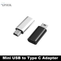 LFYE5L สากลสากลสากล สำหรับกล้องดิจิตอล MP3 การถ่ายโอนข้อมูล มินิ USB ตัวผู้ USB ตัวผู้ชนิด C ตัวเมีย ขั้วต่อการถ่ายโอนข้อมูล ขั้วต่อ mini USB เป็น Type-C อะแดปเตอร์ OTG อะแดปเตอร์ USB ขนาดเล็ก5ขา