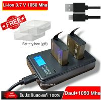 แท่นชาร์จ Battery Charger Dual LCD พ้อมแบต Li-ion PG 1050 Mha For EKEN For SJCAM SJ4000 FOR Nanotech