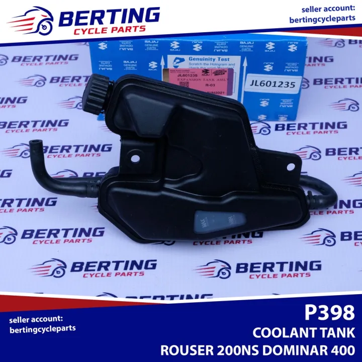 COOLANT TANK Rouser NS200 200NS Dominar 400 Genuine JL601235 Lazada PH