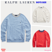 RALPH LAUREN TWILL TERRY SWEATSHIRT ( BOYS SIZE 8-20 YEARS )