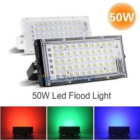 50W LED Flood Light LED street Lamp 220V 240V waterproof Spotlight Landscape Lighting IP65 led spotlight Red Green Blue RGB