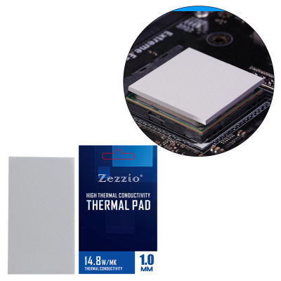 แผ่นซับมันแผ่นความร้อนซิลิโคน CCGOOD สำหรับ GPU/CPU 85x45x1.0mm เมมโมรี่ไดรฟ์ SSD ของเครื่องทำความเย็น