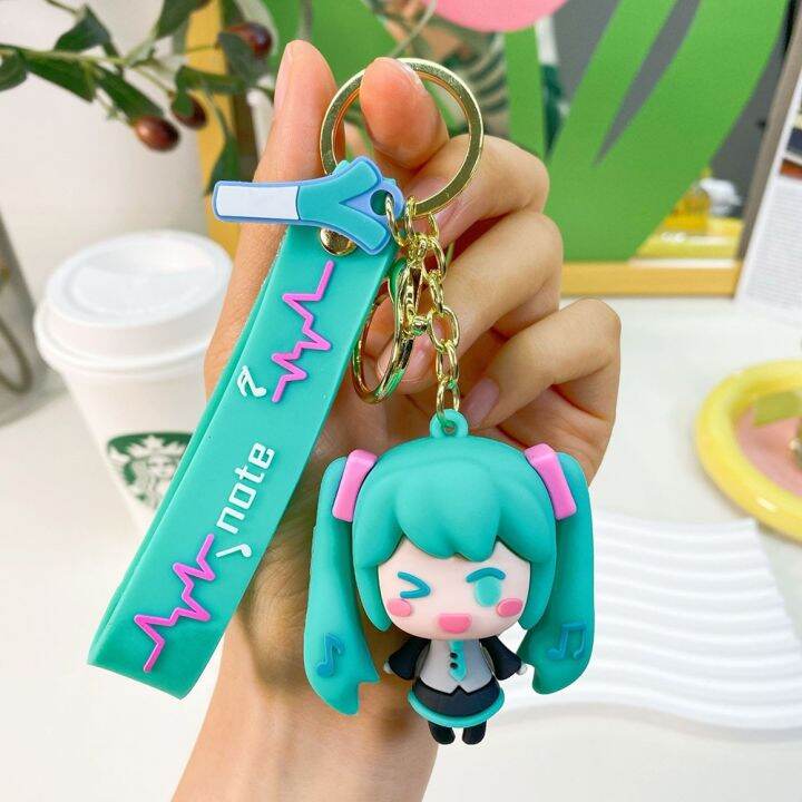 yf-anime-keychain-miku-pendant-chain-lanyard-car-keyring-llaveros-jewelry