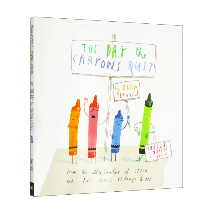 Milu Picture Book The Day The Crayons Quit Oliver Jeffers Original