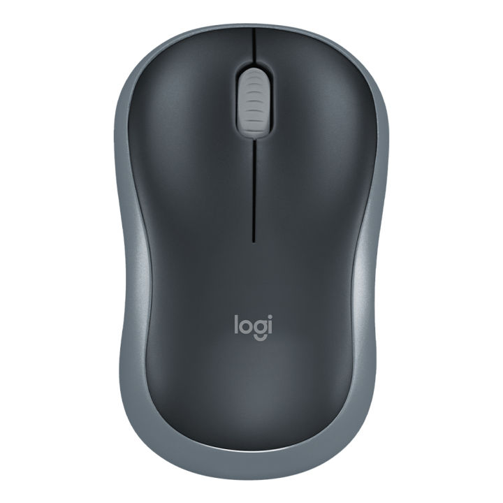 logitech-m185-wireless-mouse-grey-เม้าส์ไร้สาย-สีเทา-ของแท้-ประกันศูนย์-3ปี